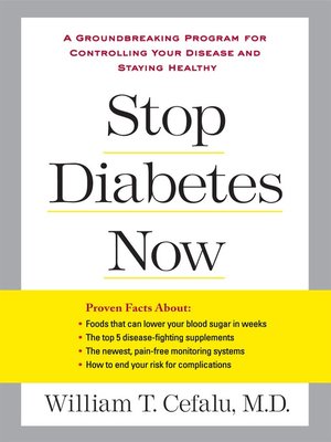 Stop Diabetes Now - ebook